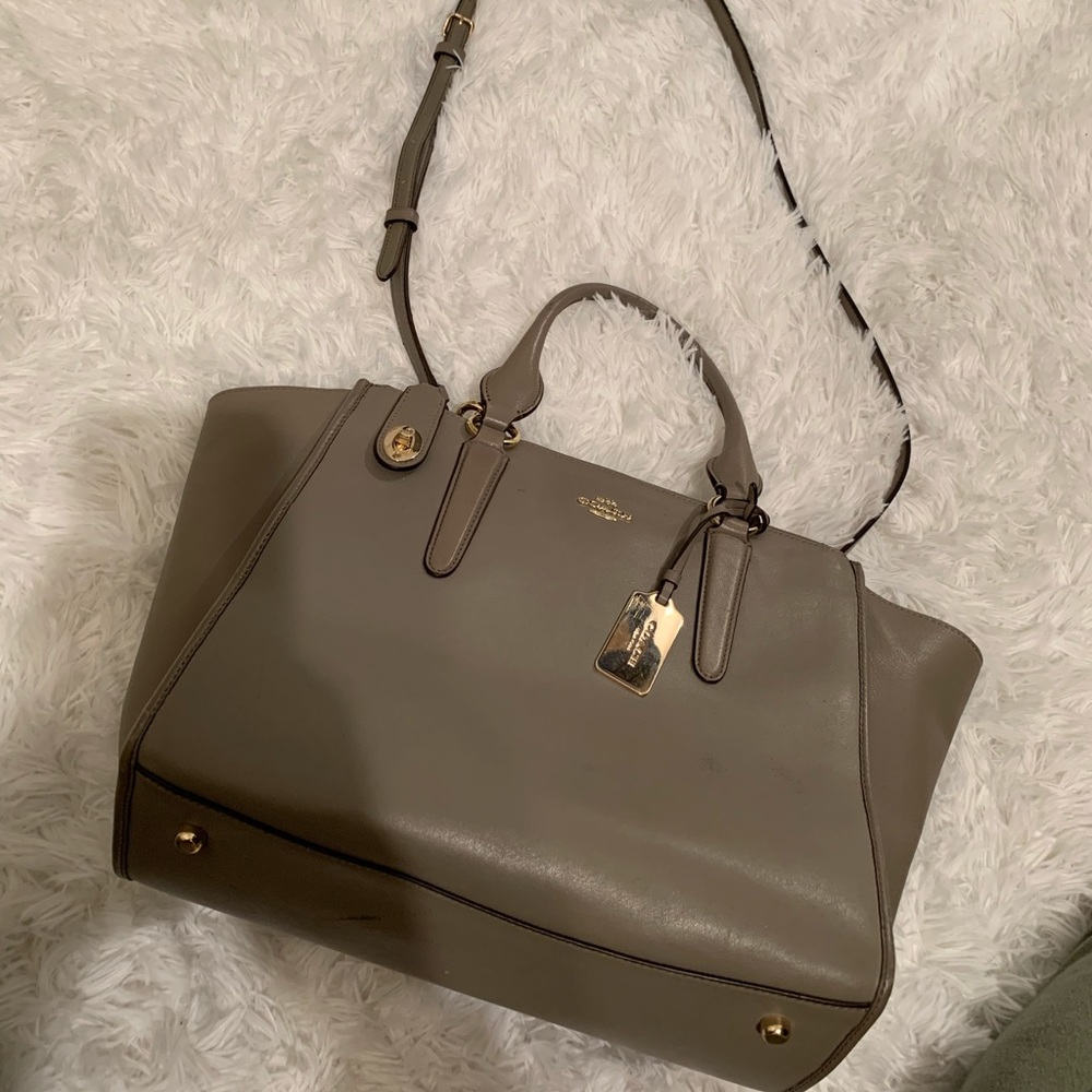 Coach crossbody leather bag